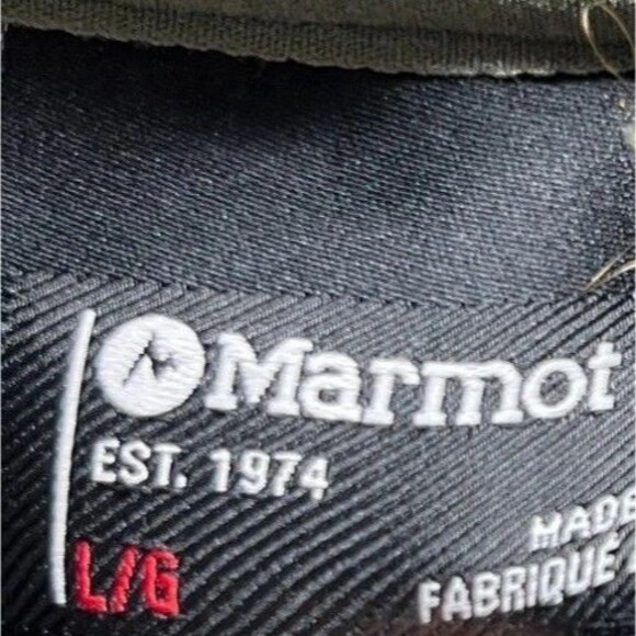 Marmot Hoodie Jacket Size Large Women’s Green Pullover - Picture 6 of 6